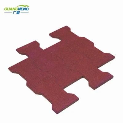Playground Rubber Mat Rubber Tile Anti-Slip Floor Mat