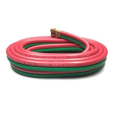 En559 1/4&prime;&prime;x25FT Oxygen - Acetylene Twin Hose Red/Green