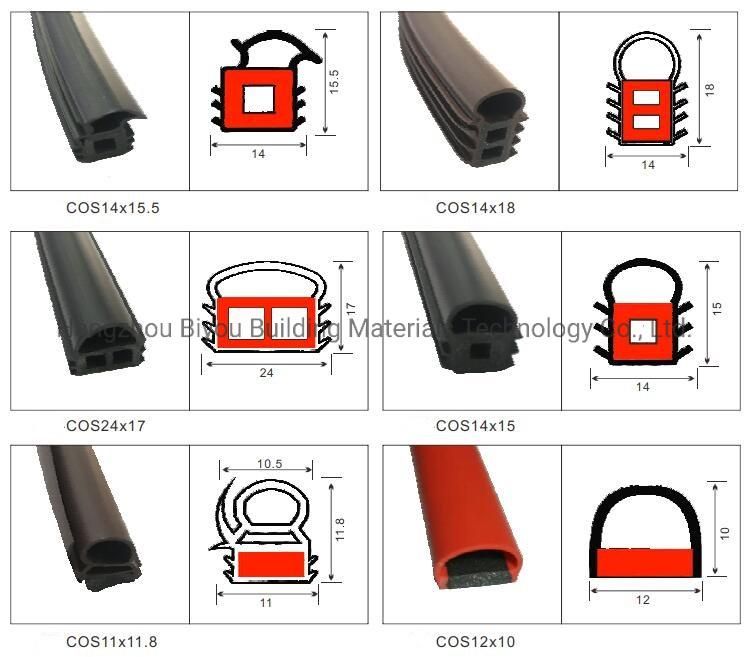 Fireproof Intumescent Fire Doors Seal PVC Gasket Intumescent Fire Seal