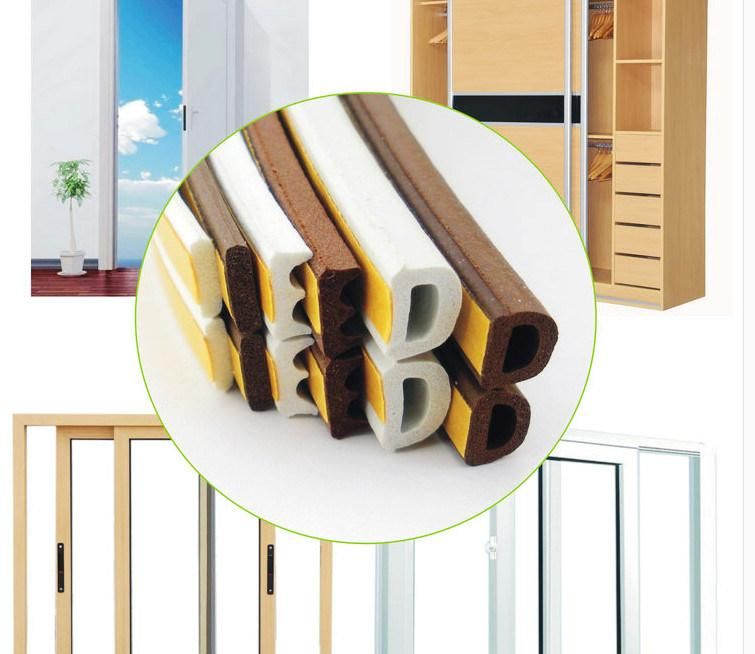 Self-Adhesive Silicone Rubber Extrusion Seals for Window and Door
