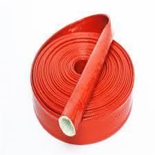 Heat Resistant Silicone Coated Hydraulic Hose Protection Jacket Fire Insulation Sleeves