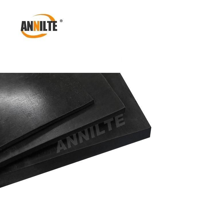 Annilte Wholesale Industrial Shock Absorbing Black Color Gym Floor Mats Fabric Diaphragm Neoprene SBR FKM NBR EPDM Silicone Rubber Sheet