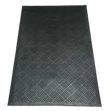 Durable Black Rubber Door Mat, Professional Flooring Door Mat