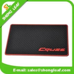 Black Rectangle Shape Anti Slip Mat for Promotion (SLF-AP028)