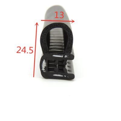 Electronic Cabinet Door Rubber Seal Strip with Metal Reinforced