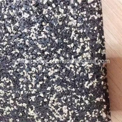 Professional Fitness Gym Rubver Tiles Flooring with 10mm-50mm