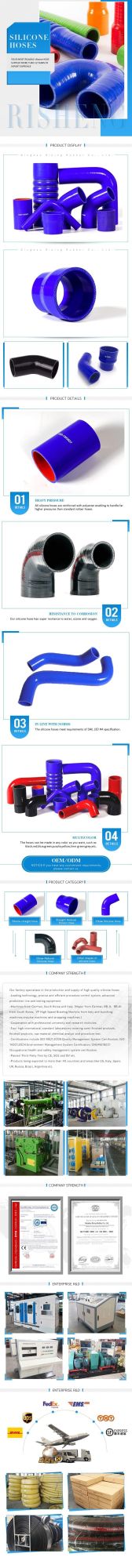 2022 Hot Sale ID35*38 Heat Resistant Straight Reducer Silicone Hose