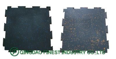 High Density Interlocking Jigsaw Puzzle Gym Rubber Tiles for Boxing