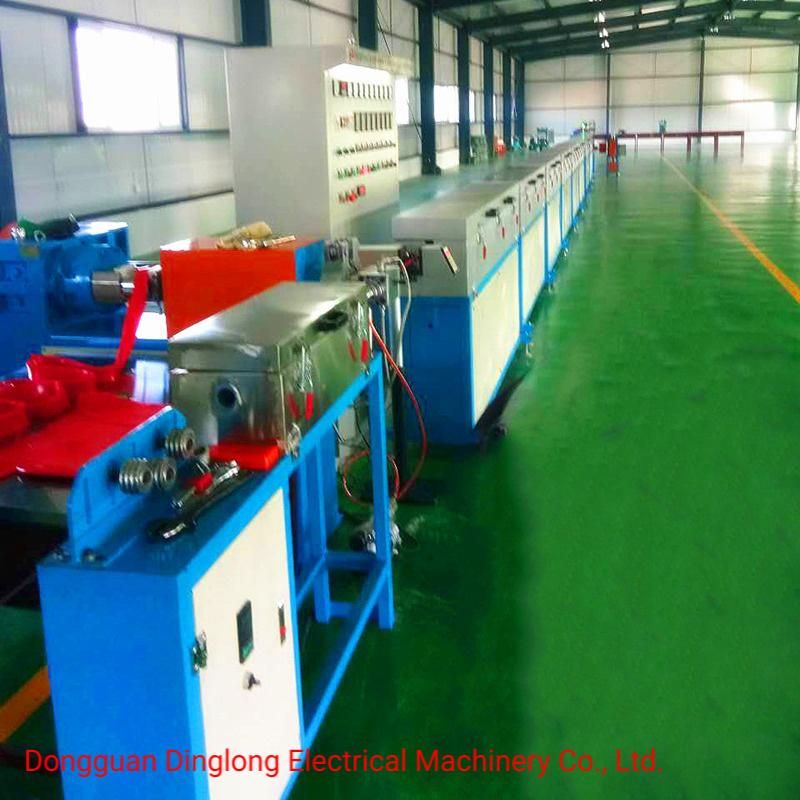Custom Durable High Temperature Resistant Silicone Wire Extruder Machine