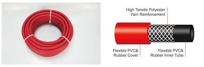 CE High Quality Oxygen Twin Welding Rubber Hose