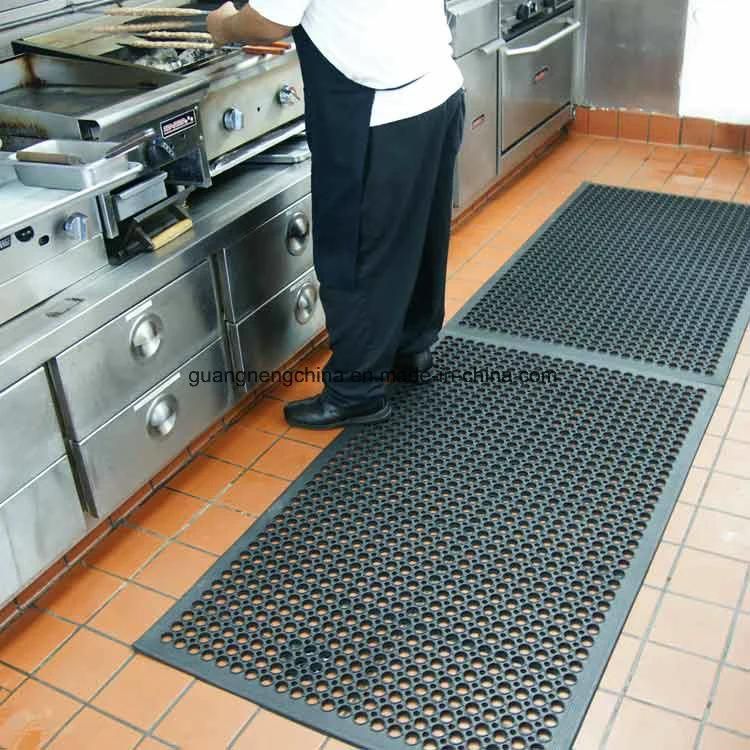 Hotel Rubber Mat Anti-Fatigue Rubber Mat Anti Slip Kitchen Mat