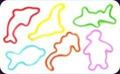 Animal Shaped Rubber Bands (S07)