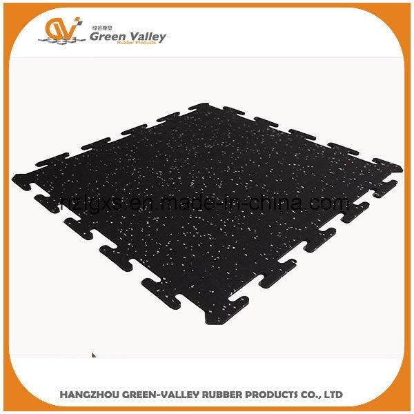 50X50cm Shock Resistant Rubber Flooring Tile Rubber Mat