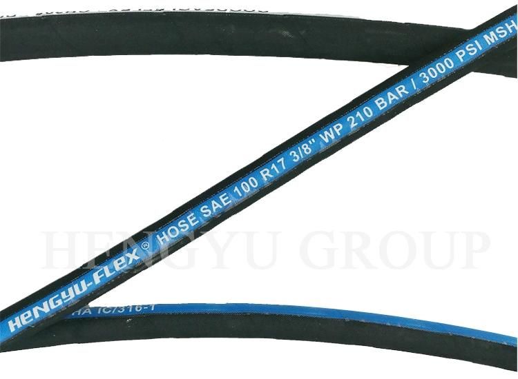 1 Inch Inside Diameter Rubber Hose SAE 100r17 Msha Approved Hydraulic Hose