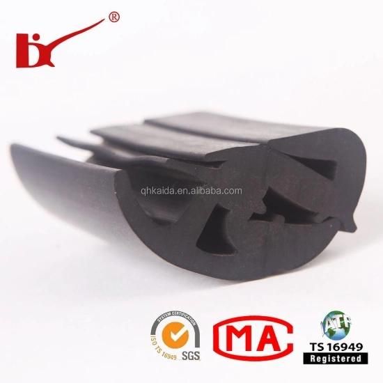 Rainproof Auto Windshield Glazing Rubber Seal Strip