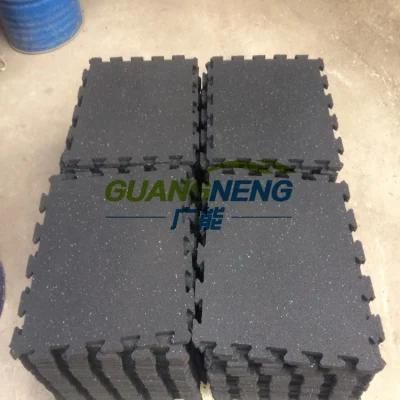 Interlocking Rubber Mat Shock Resistant Gym Rubber Mat