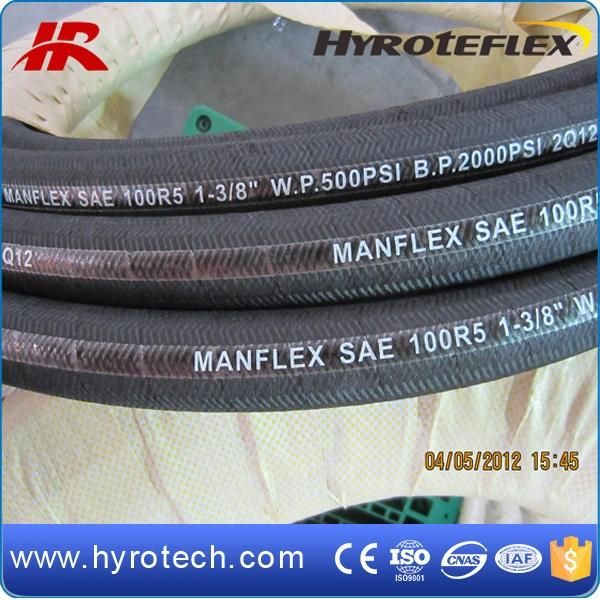 Single Wire Braid Reinforcement and Fiber Braided Cover Hose SAE 100r5