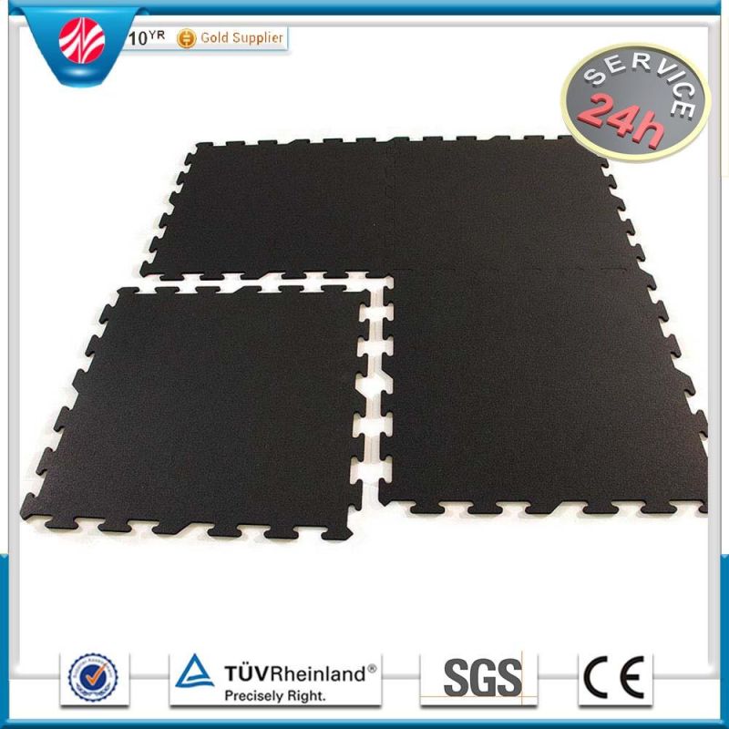 Park Interlocking Rubber Flooring Mat/Rubber Gym Floor Mat