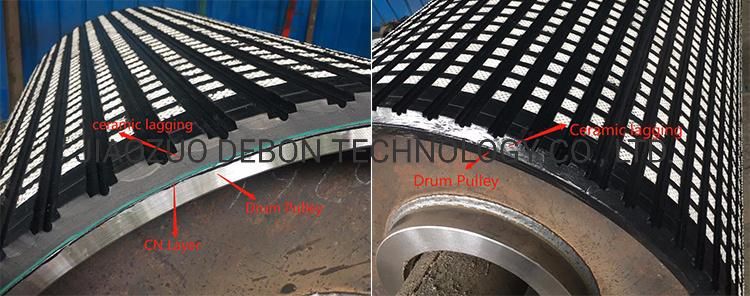 Types of Conveyor Pulley Lagging Ceramic Lagging