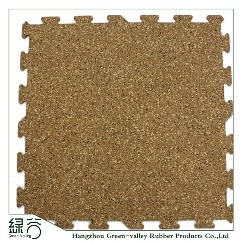 Shock-Reducing 1mx1m Interlocking Rubber Mats for Gym