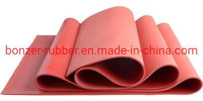 Red Color Rubber Mat Insulation Flooring Nr Latex Natural Rubber Sheet