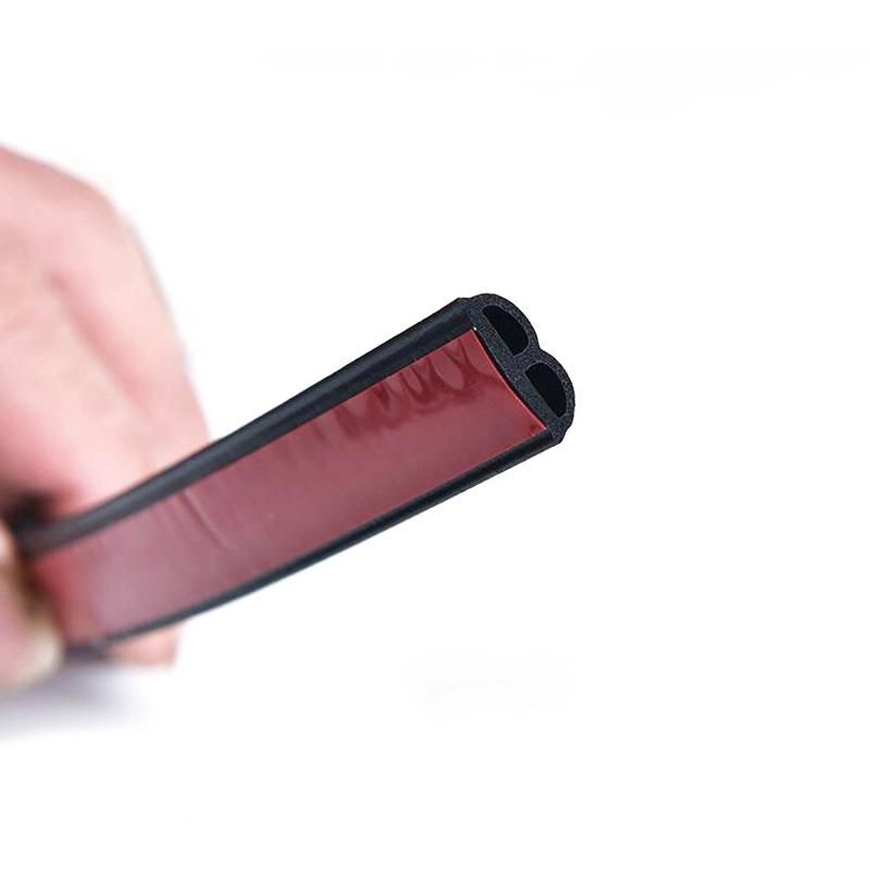 Soundproof Automotive B Shape Self Adhesive Rubber Seal