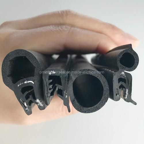 Automotive Co-Extruded Rubber Profile EPDM Sponge and EPDM Rubber Compound Seal Extrusion Approved RoHS UL94-V0 Reach
