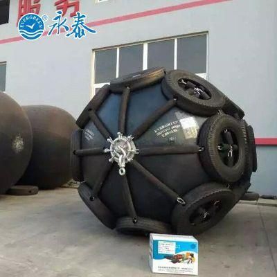 D=3000mm EL=5000mm Yokohama Floating Pneumatic Fenders/ Sling Type and Tire Net