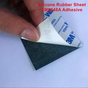 Custom Size Shape Silicone Rubber Sheet with Adhesive