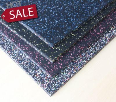 Crossfit Anti Vibration Shock Absorber EPDM Speckles Rubber Gym Rubber Mat Rubber Flooring Rubber Tile