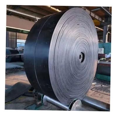 Tear Resistant Steel Cord Rubber Conveyor Belt Ep Nn Sidewall Chevron Rubber Belts for Stone Crusher