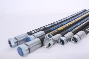 SAE 100r2at Steel Braided Rubber Hoses with High Pressure