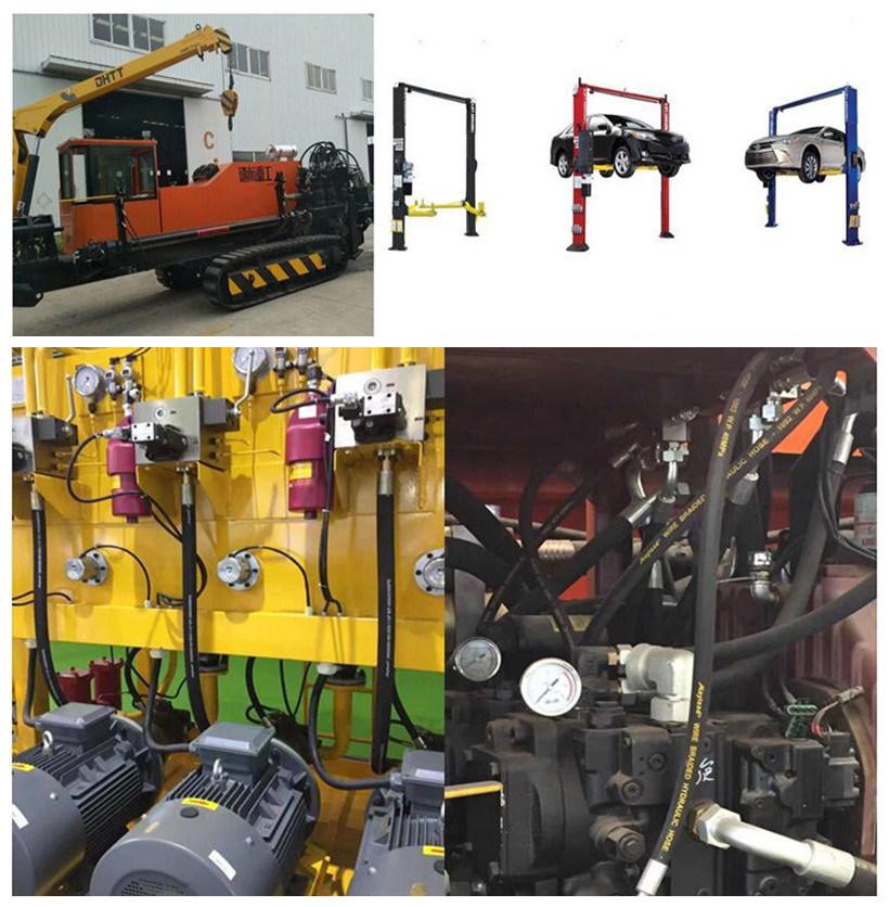 Mangueras Hidraulicas Steel Wire Spiral En856 4sh 4sp Hydraulic Hose Manufacturer