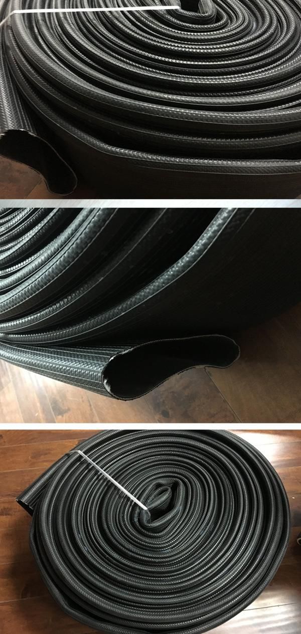 High Pressure Brandslang Rubber Fire Hose Is Used for Fire Transportation Water