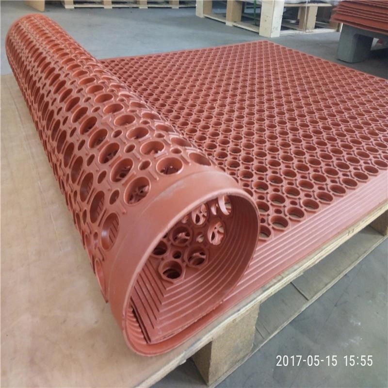 Colorful Antifatigue Industrial Kitchen Anti Slip Anti Fatigue Rubber Mat