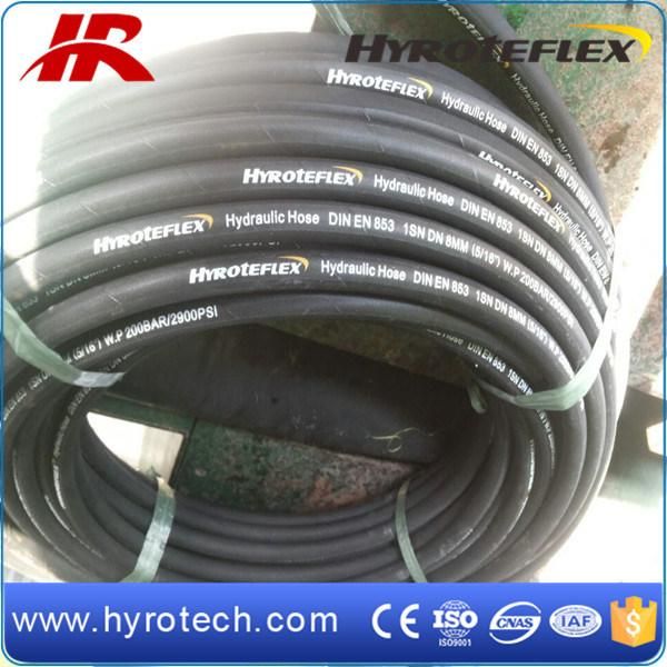 Factory Price One Wire Braided Hydraulic Hose DIN En 853 1sn