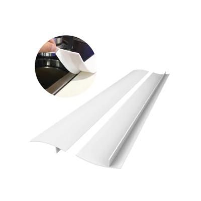 White Soft Sealing Gasket FDA Silicone Rubber Seal Strips Gap Cover