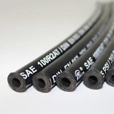 SAE100 R2 Hydraulic Rubber Hose for Chassis Cleaning Machine