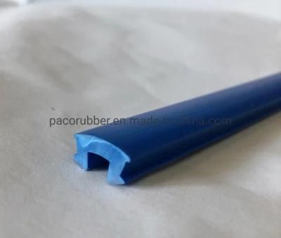 Waterproof Blue PVC Rubber Seal Strip
