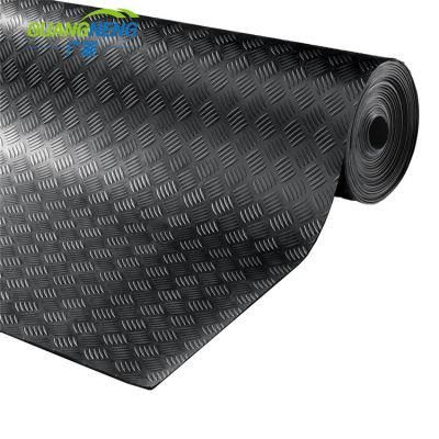 3-6mm Diamond Rubber Mat Used for Flooring/Rib Rubber Sheet