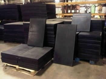 OEM Black High Loading Capacity Warner Rubber Sanding Blocks