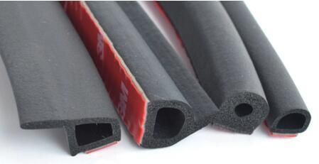 Rubber Silicone D-Profile with Adhesive Door Edge Trim Seal