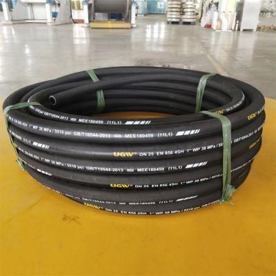 6000psi High Pressure Rubber Hose Parker 4sh Hydraulic Hose Oil Pipe
