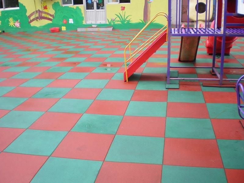 Rubber Floor Tile, Gym Rubber Flooring, Square Rubber Tile