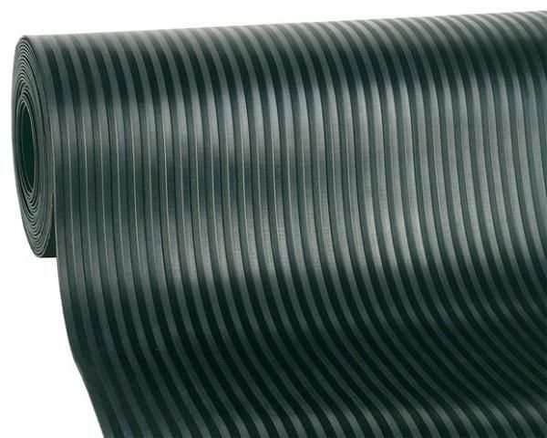 Water-Proof Wide Ribbed Rubber Mat Anti-Slip Rubber Flooring