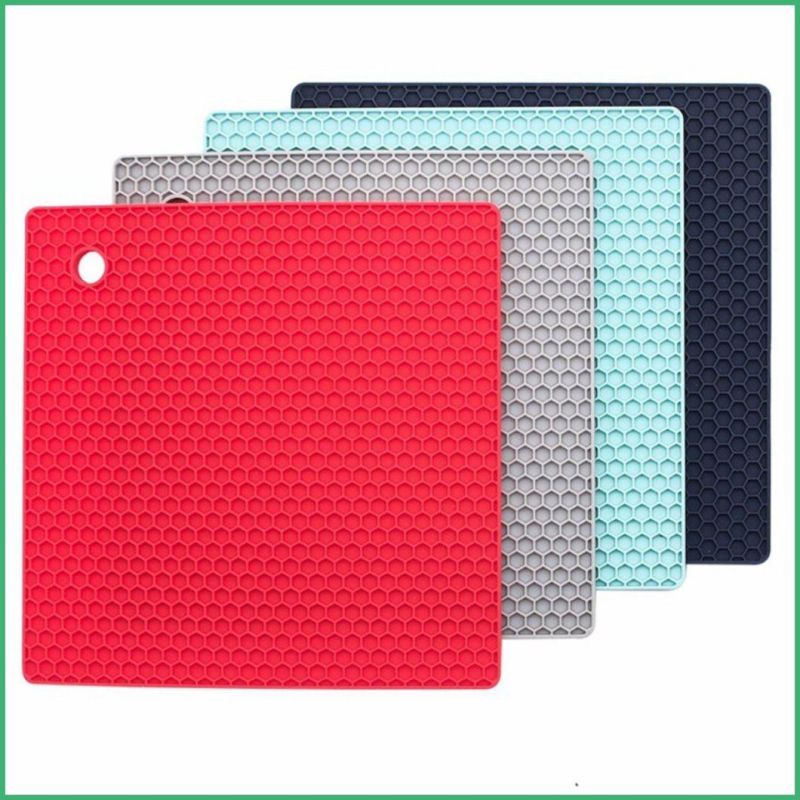 Customized Colorful Silicone Rubber Table Placemat for Kitchenware