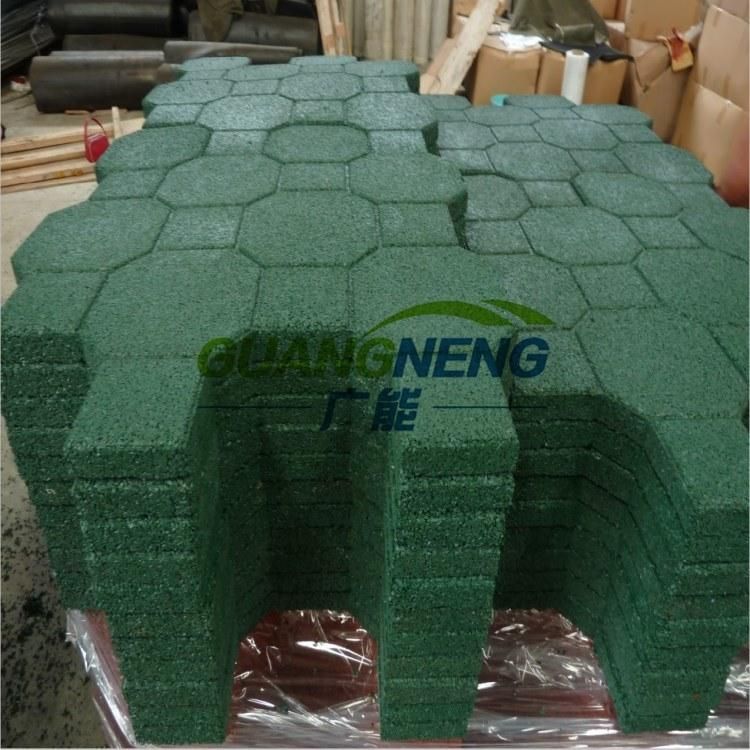 Elastic Rubber Outdoor Playground Mats/Rubber Tile