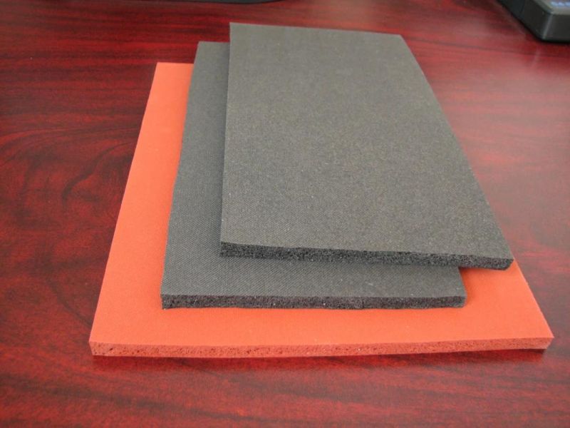 Silicone Foam Sheet, Silicone Sponge Sheet for Iron Table with Open Cell or Close Cell