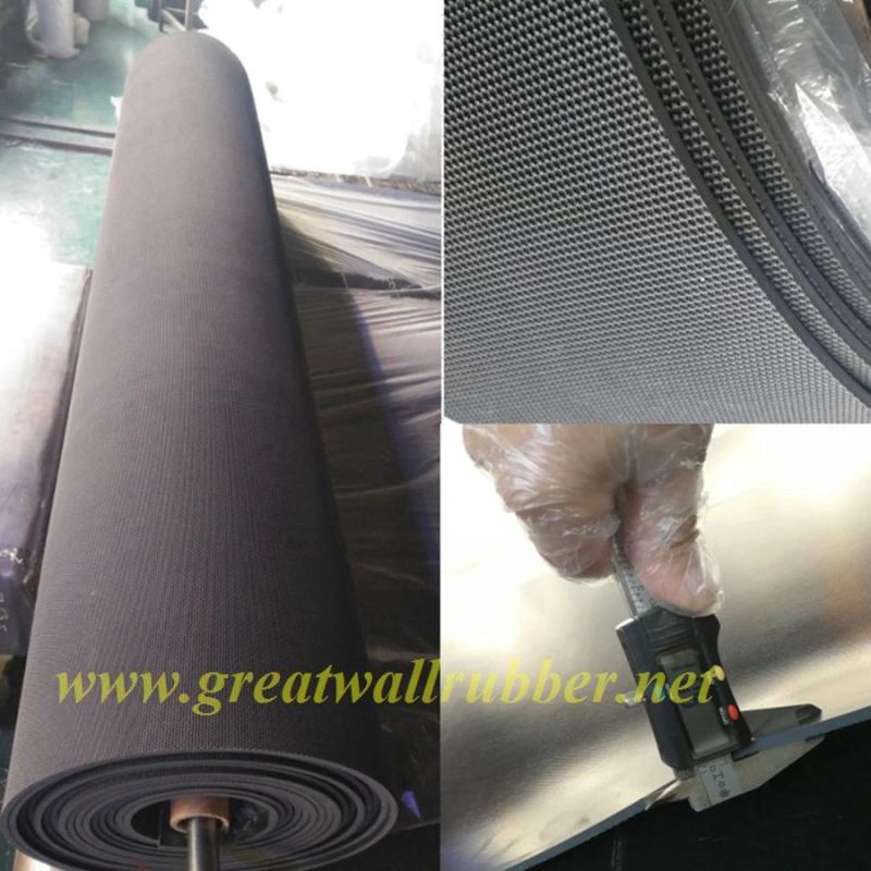 Mat Finished Neoprene SBR Nitrile EPDM Natural Rubber Sheet with Fabric Finished