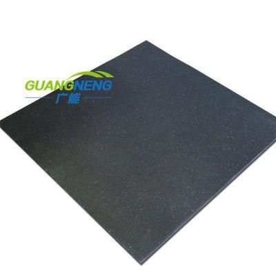 All Black Shock Absorption Rubber Flooring/Gym Flooring Mat
